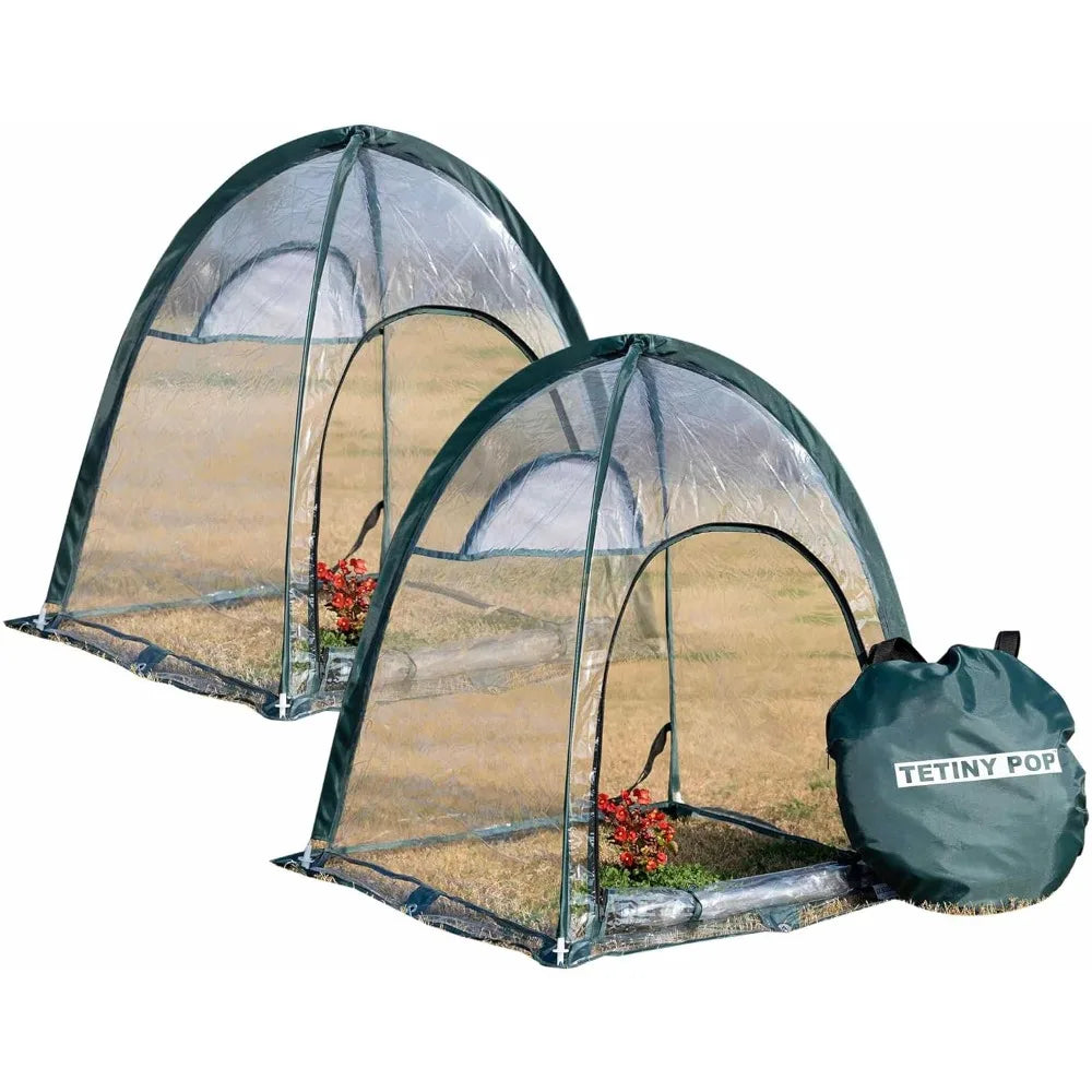 Easy To Set Up Mini Pop-up Greenhouse, 2-pieces