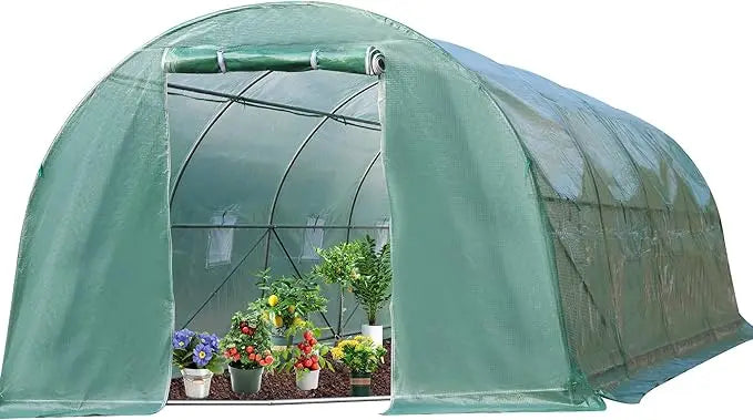 Large Walk-in Greenhouse for Outdoors with Observation Windows (3 Sizes)