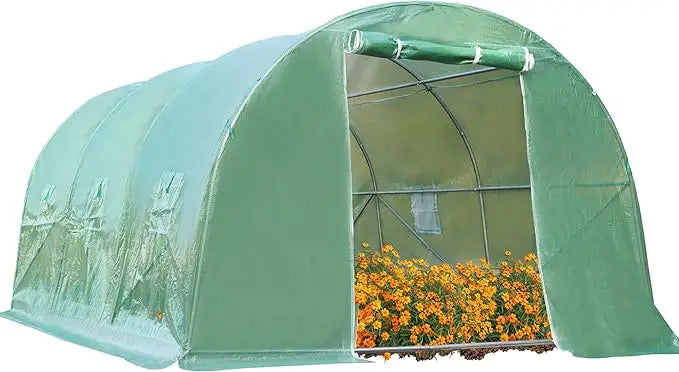 Large Walk-in Greenhouse for Outdoors with Observation Windows (3 Sizes)